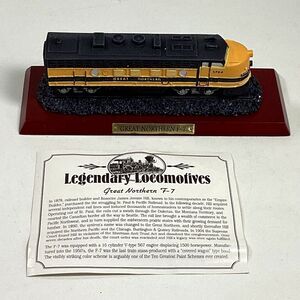 Avon Great Northern F7 Legendary Locomotive On Display Base COA